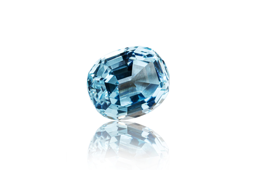 blue diamond birthstone