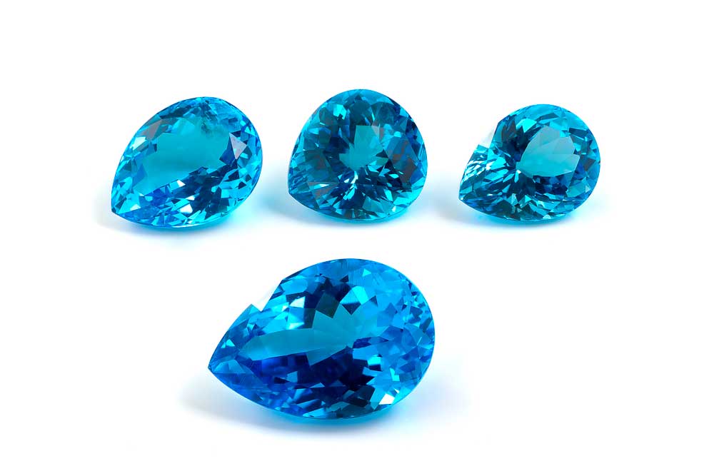 natural or treated blue topaz