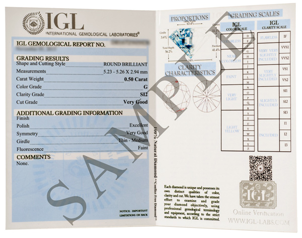 IGL certificate