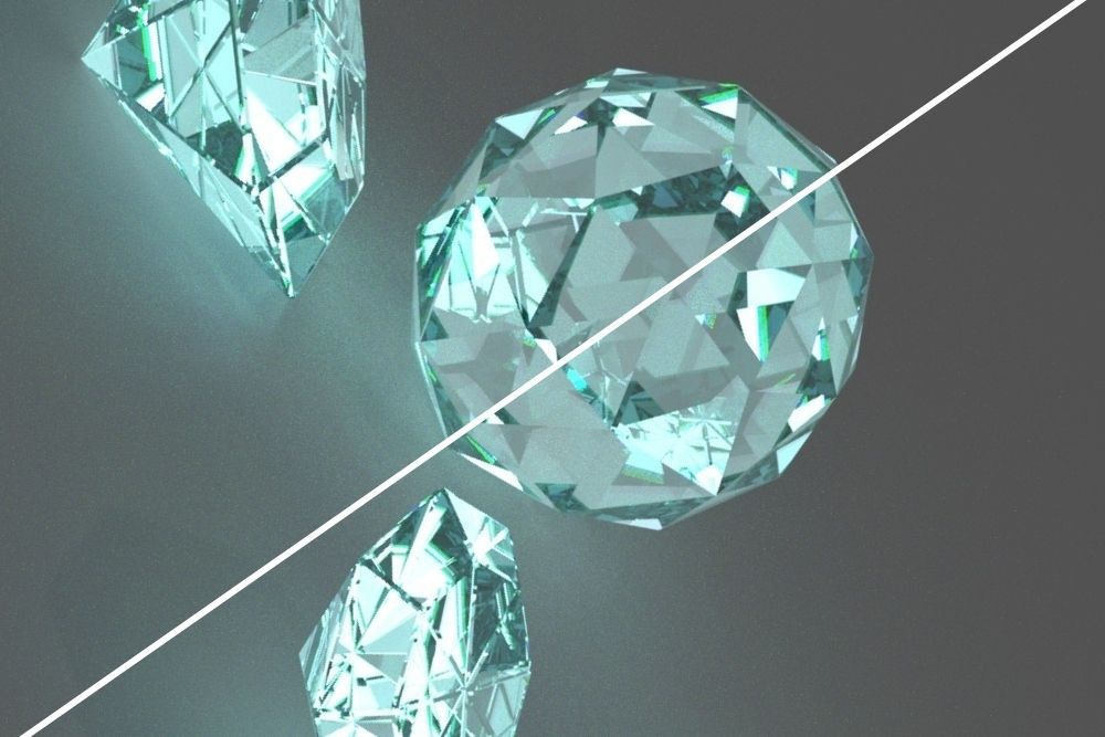 natural or treated diamonds